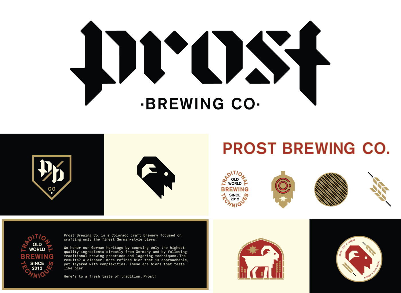 Prost Brewing Branding by CODO Design.
