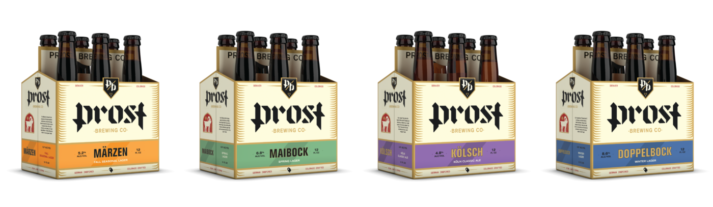 Prost Brewing Packaging by CODO Design.