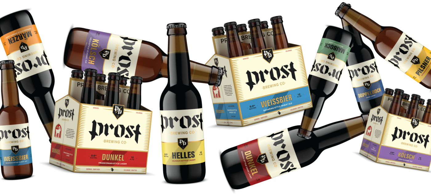 Prost Brewing Packaging by CODO Design.