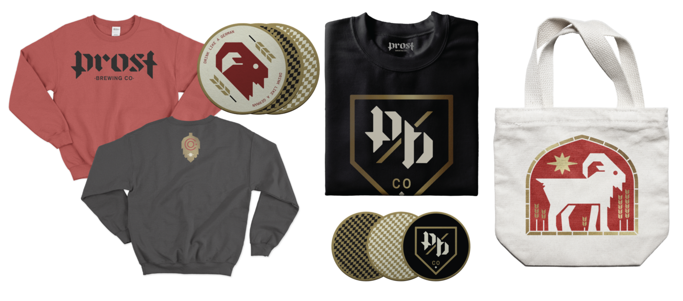 Prost Brewing's New Merch by CODO Design.