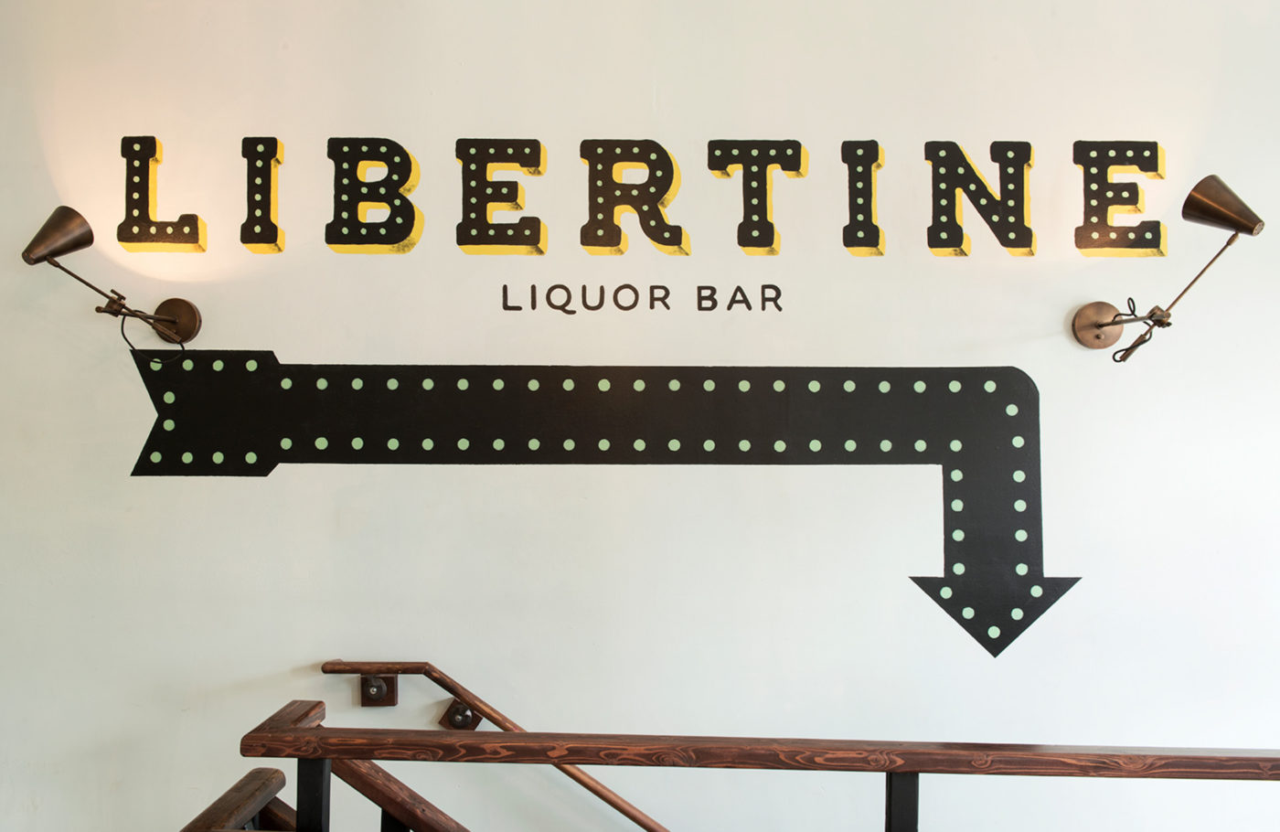 Libertine Liquor Bar Branding by CODO Design.
