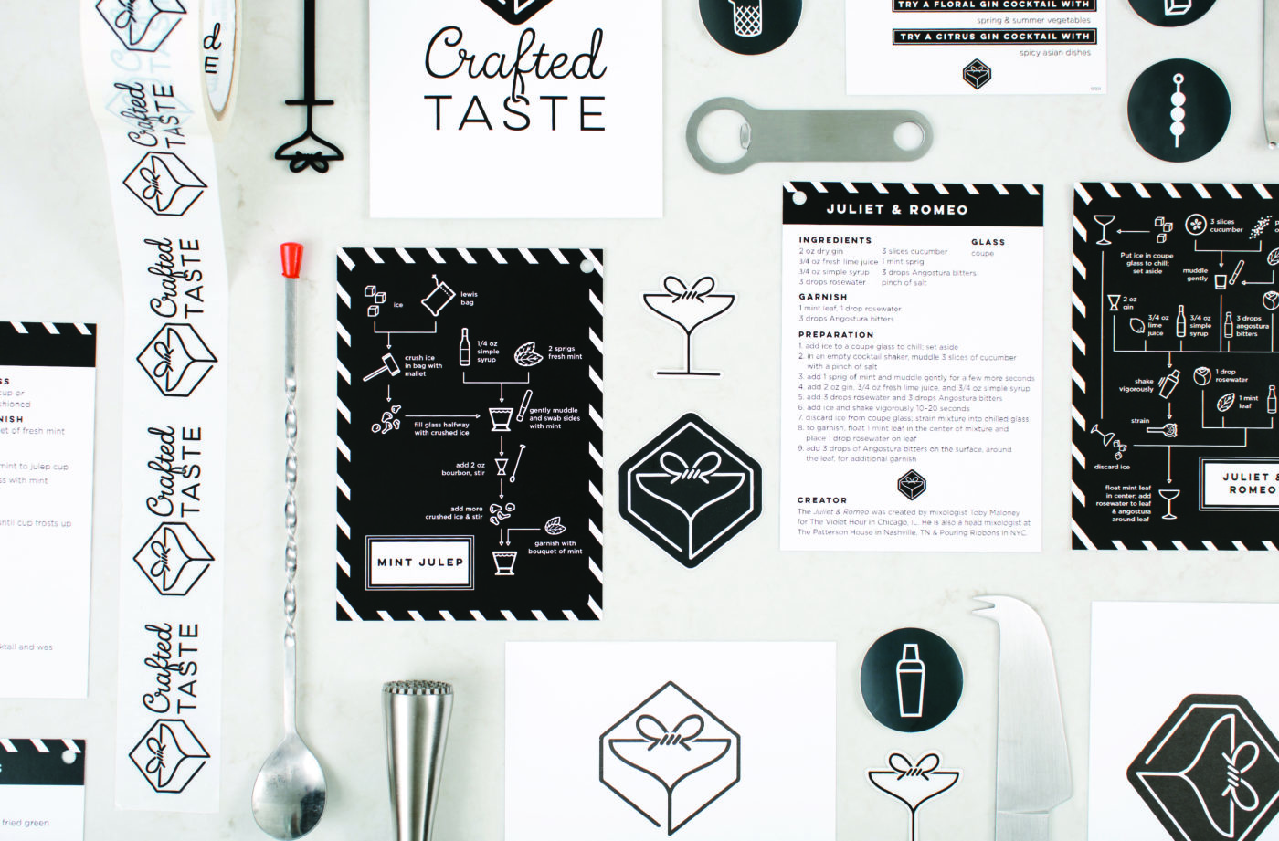 Crafted Taste Branding by CODO Design.