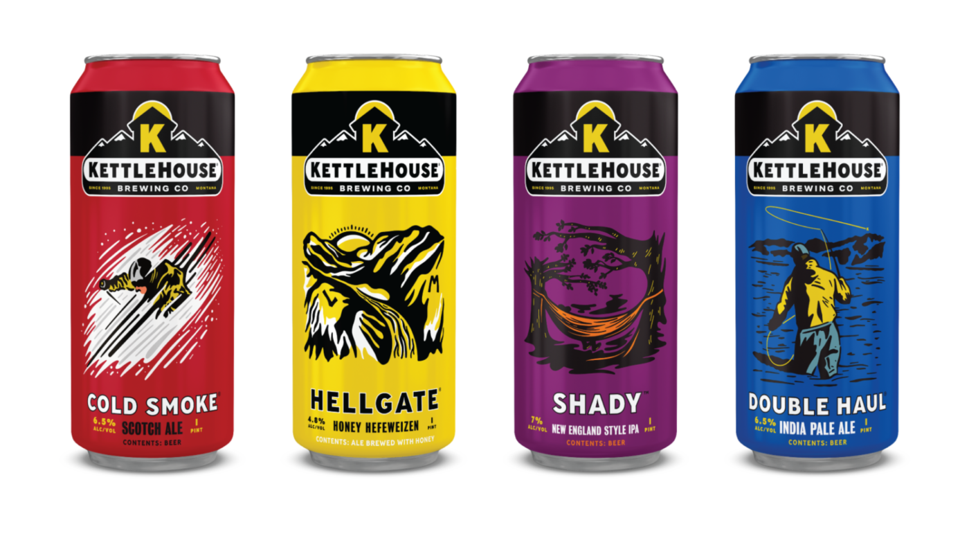 KettleHouse Brewing Packaging by CODO Design.