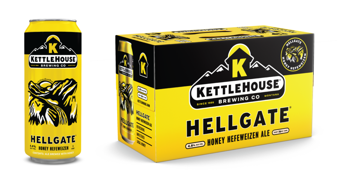 KettleHouse Brewing HellGate Packaging by CODO Design. 