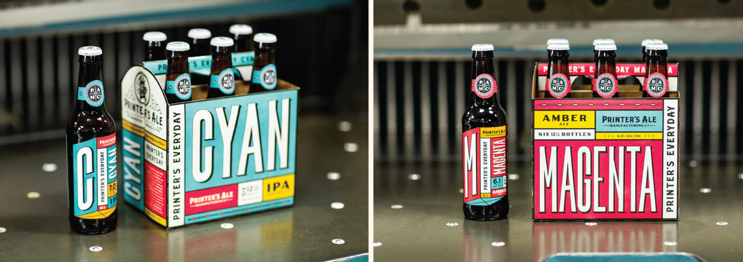 Printer’s Ale Manufacturing Co. Branding, Packaging CODO Design