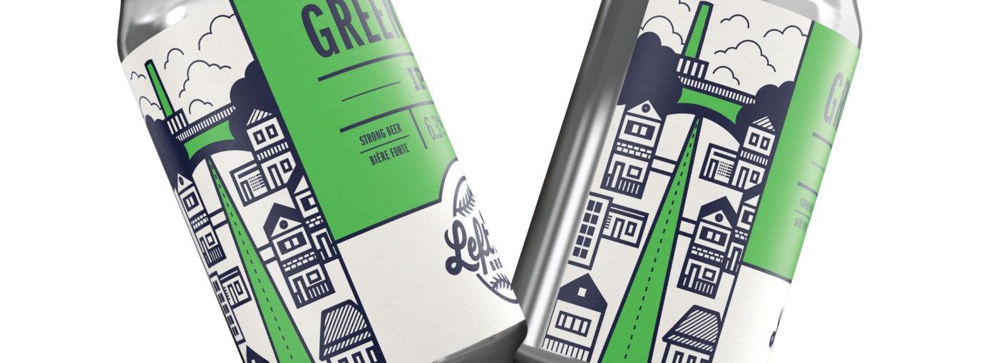 Left Field Brewery Packaging by CODO Design.
