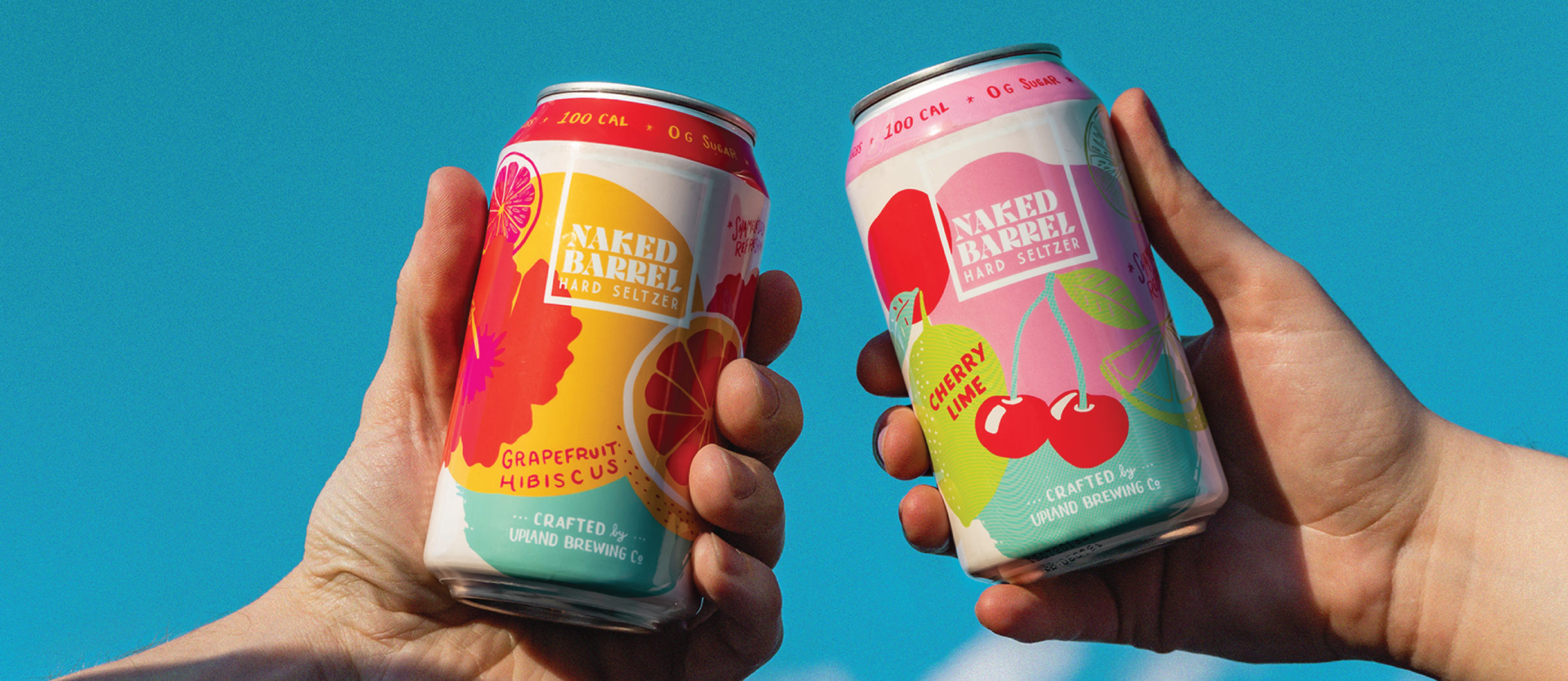 Upland Brewing's Naked Barrel Hard Seltzer