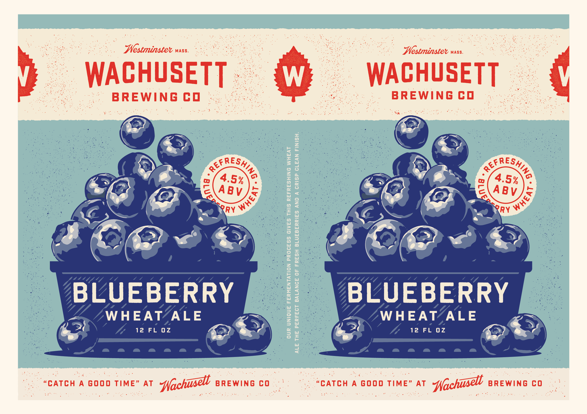 Wachusett Brewing Blueberry Packaging Concept 1 by CODO Design