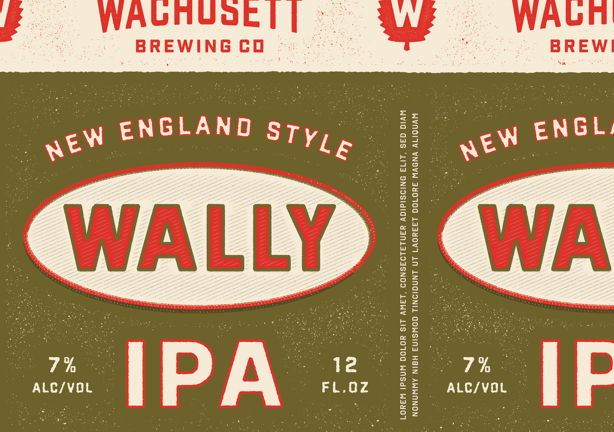 Wachusett Brewing Wally IPA Packaging Concept by CODO Design