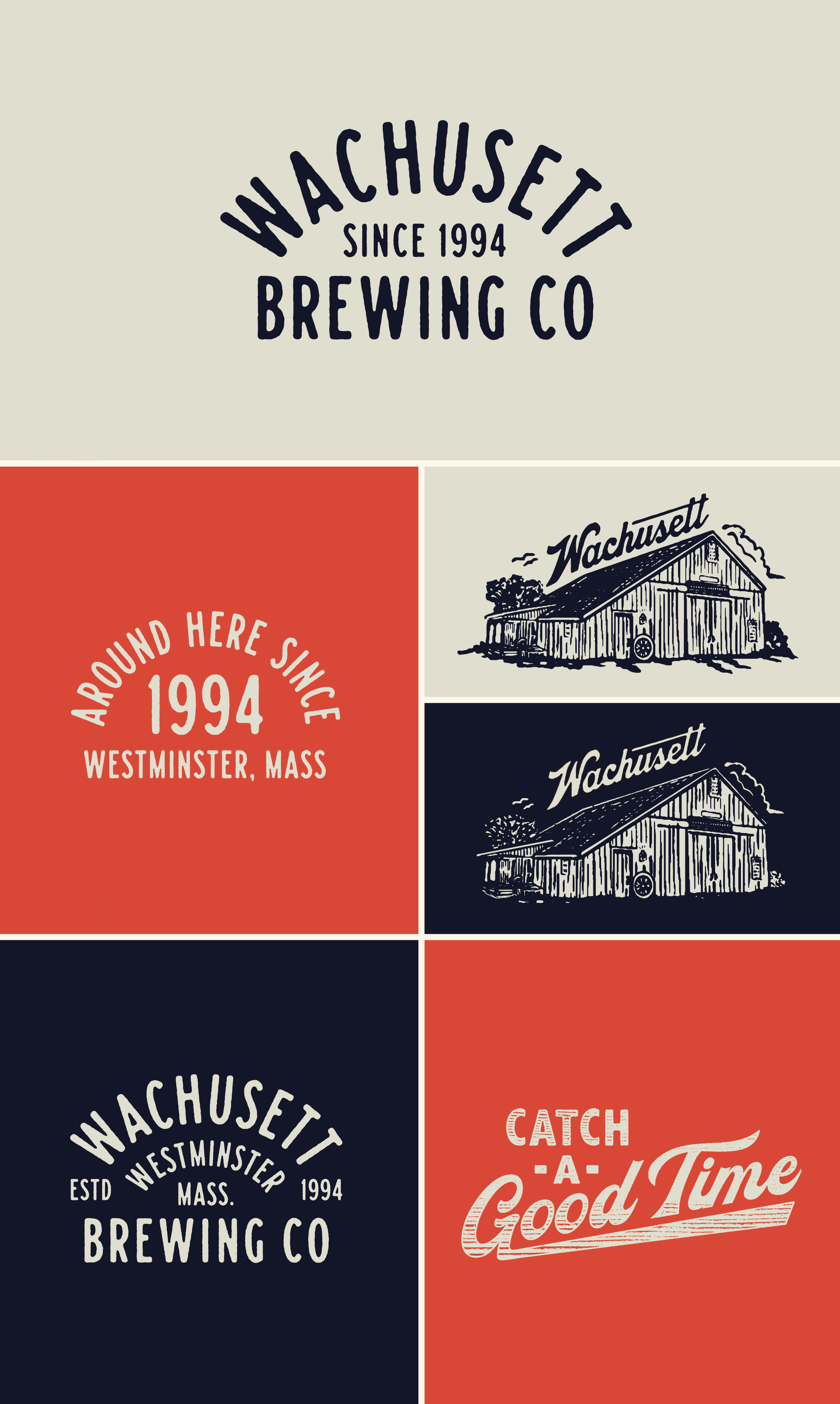 CODO Design's first Brand Identity concept for Wachusett Brewing