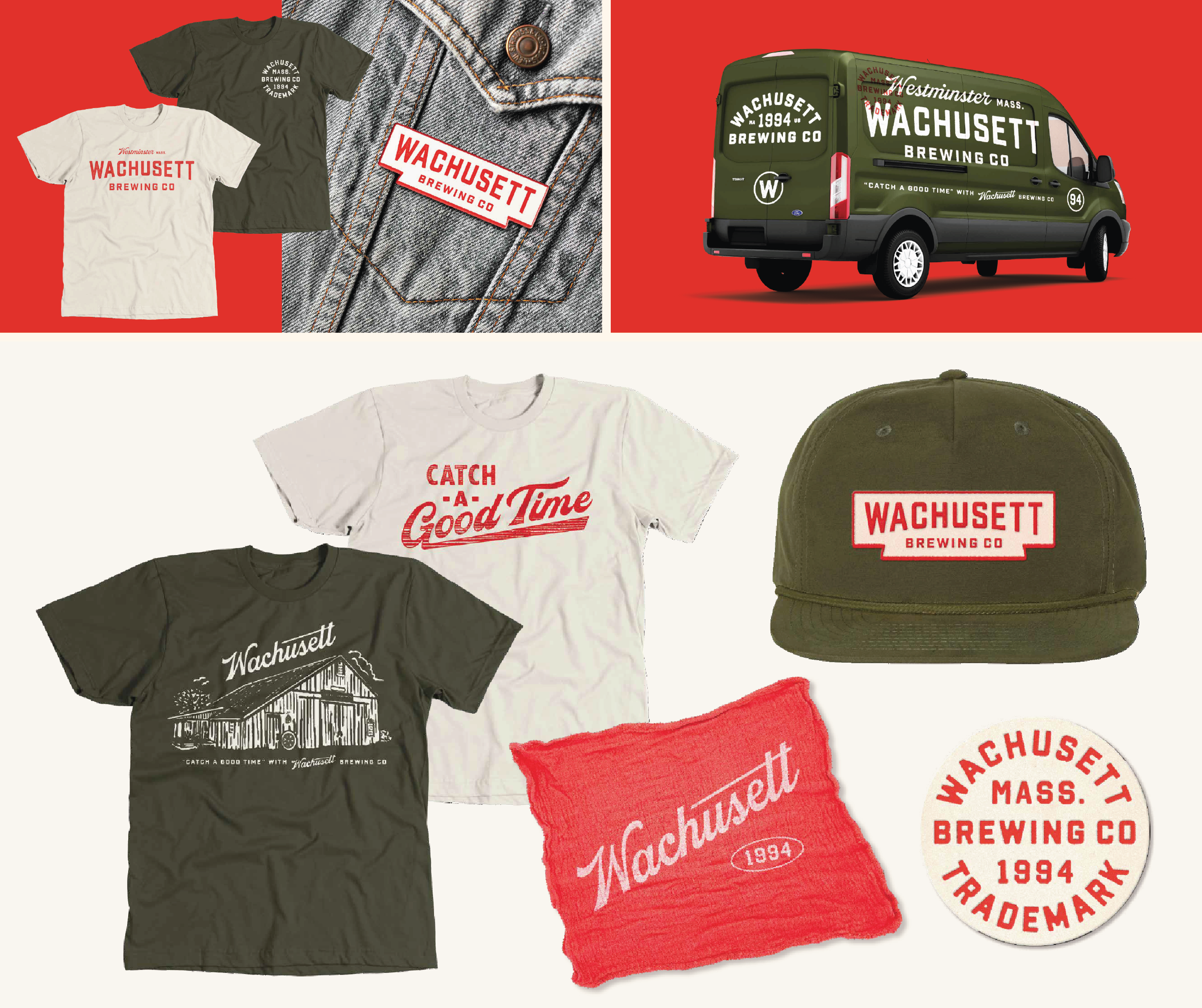 Wachusett Brewing final brand identity system by CODO Design