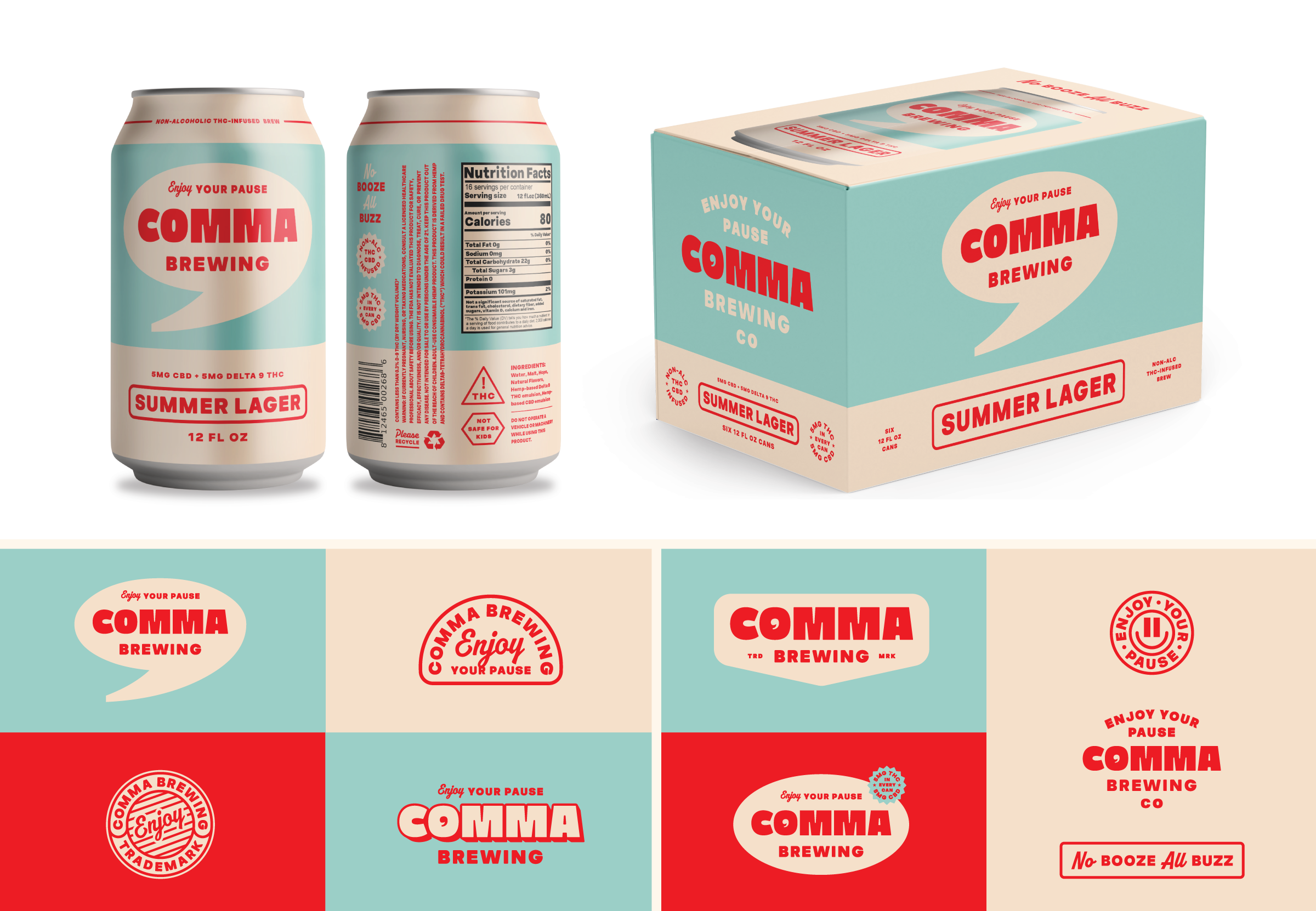 Comma's third branding option by CODO Design.