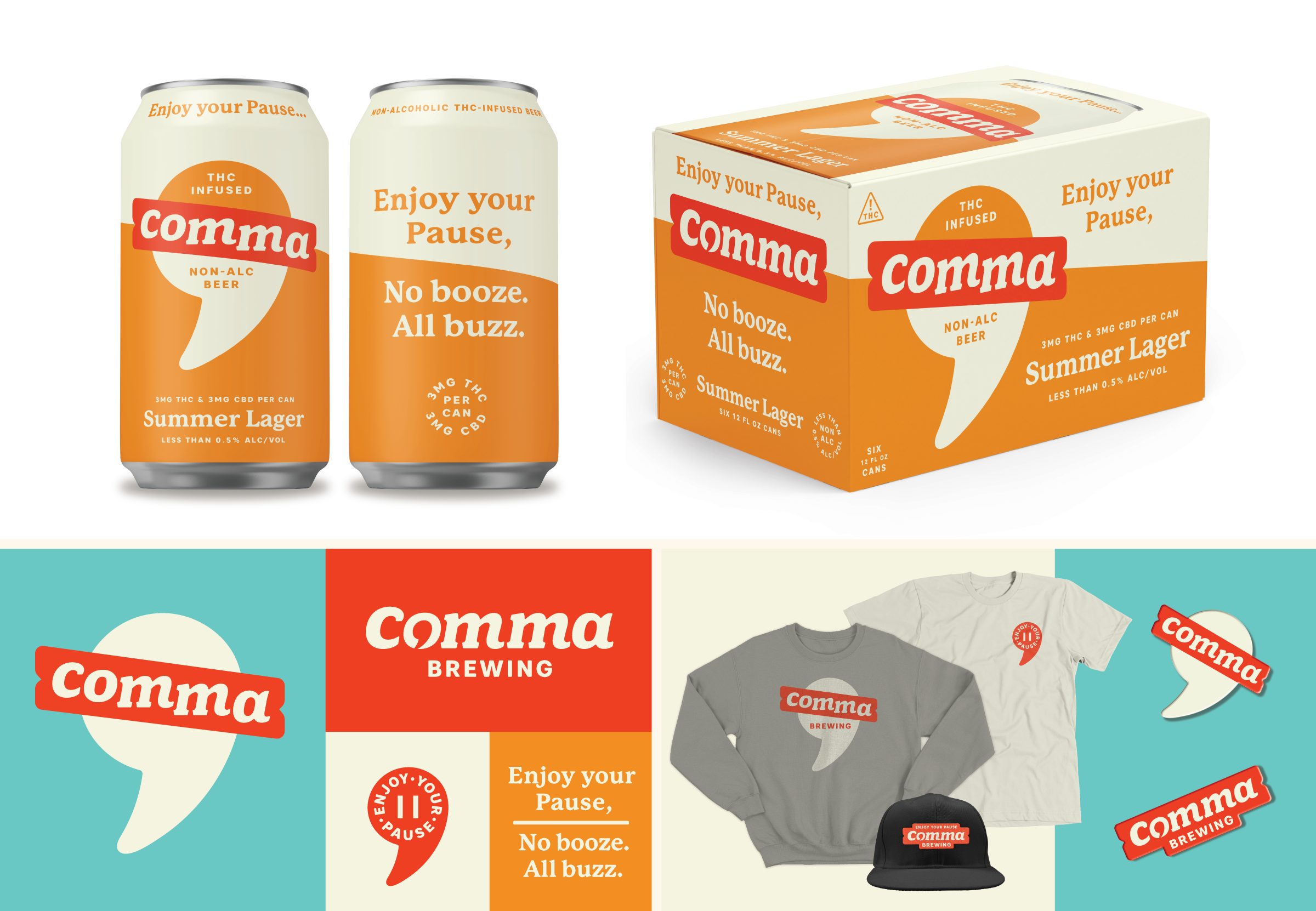 Comma's first branding option by CODO Design.