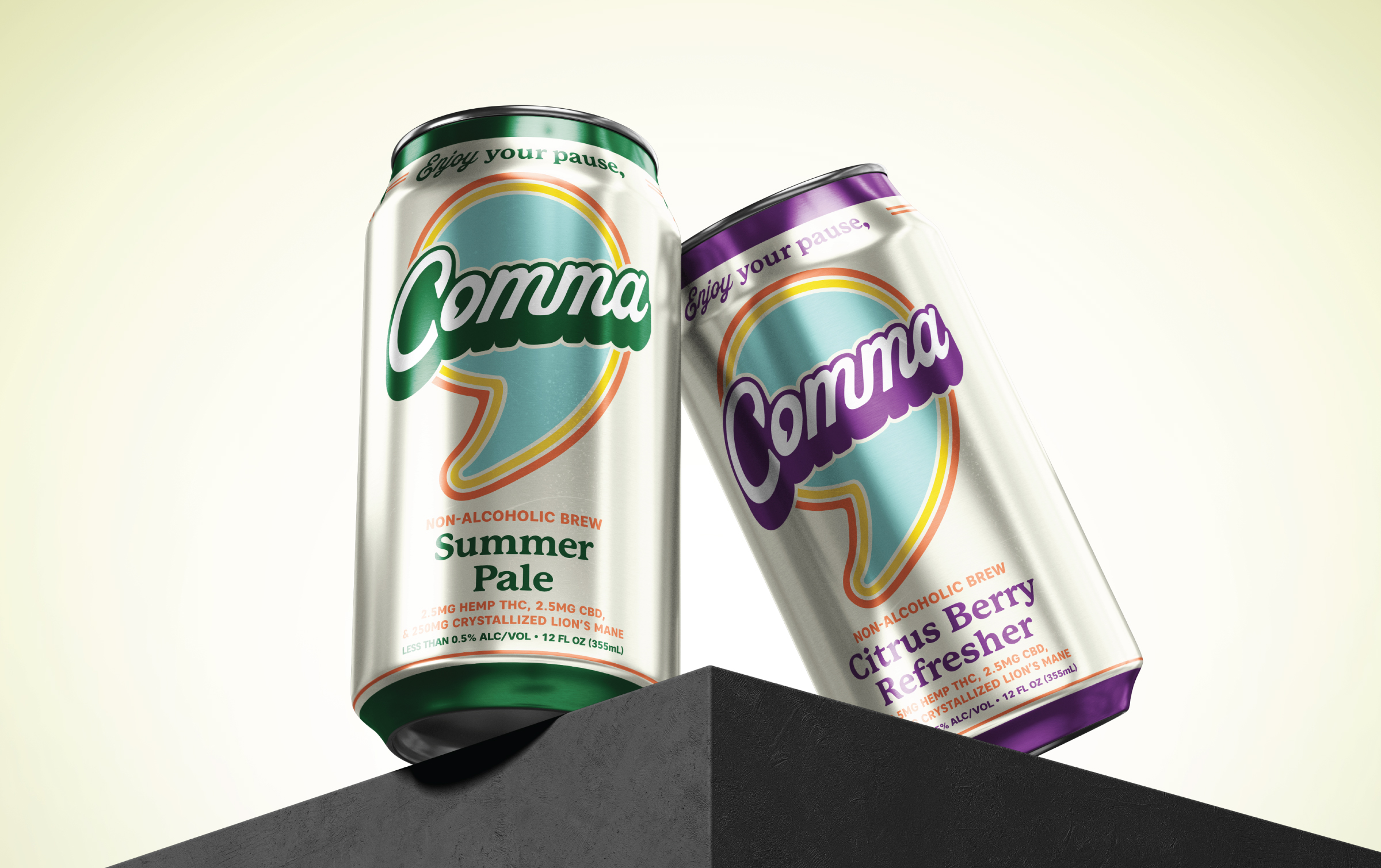 Comma Brewing's cans by CODO Design