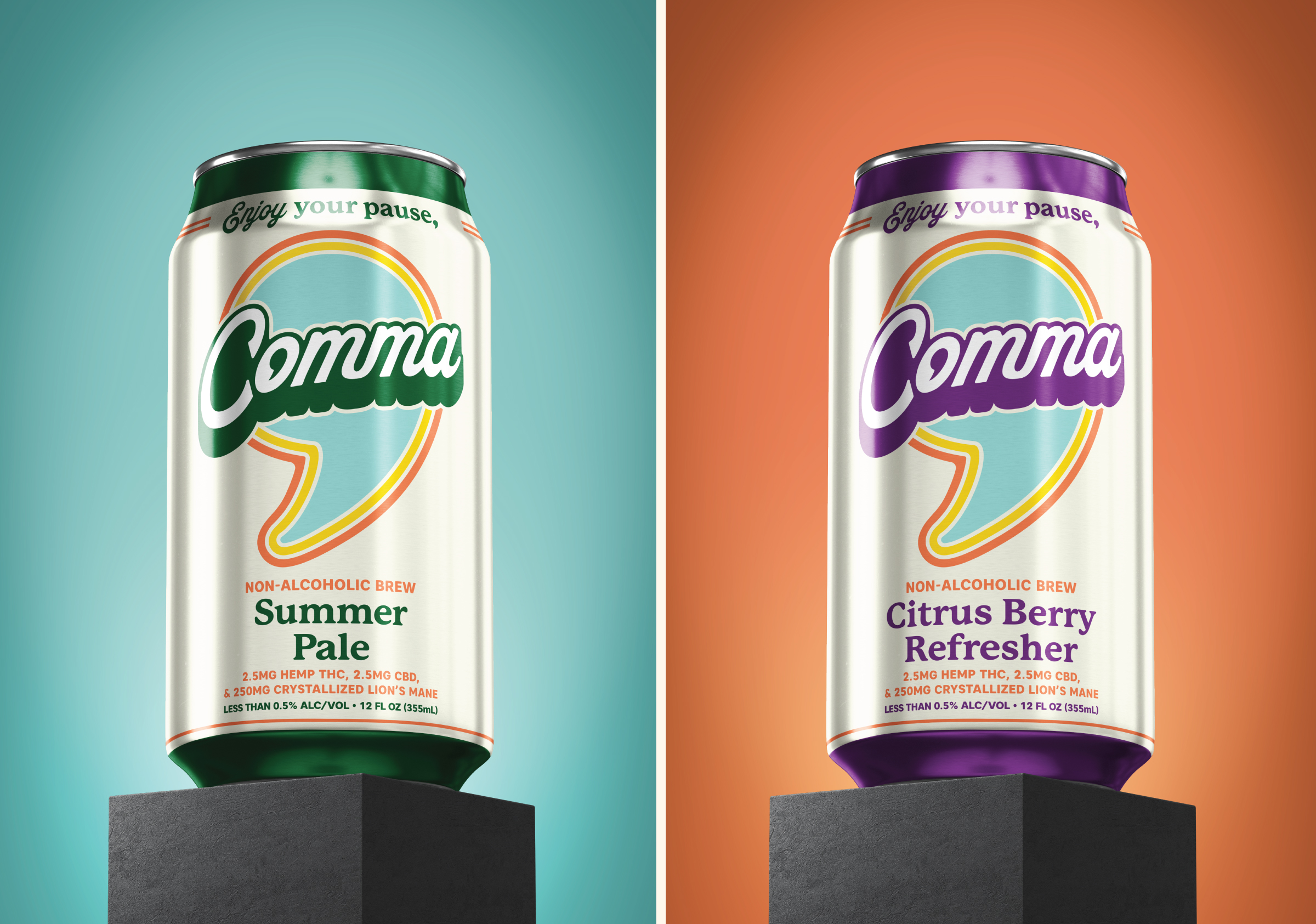Comma Brewing branding and package design by CODO Design