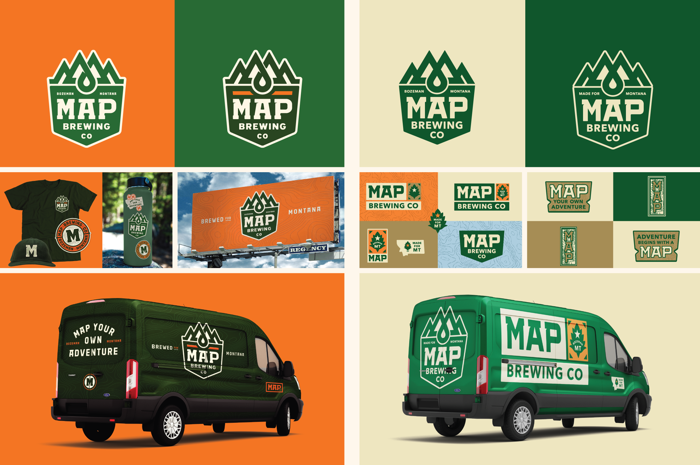 MAP Brewing's rebrand concepts by CODO Design.