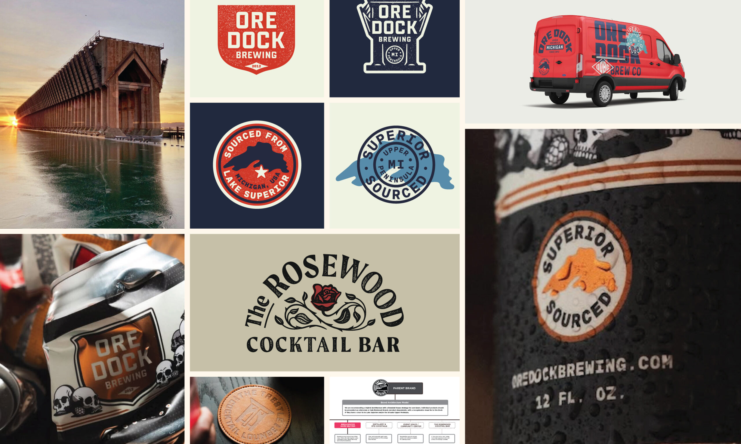 Ore Dock Brewing's rebrand by CODO Design.