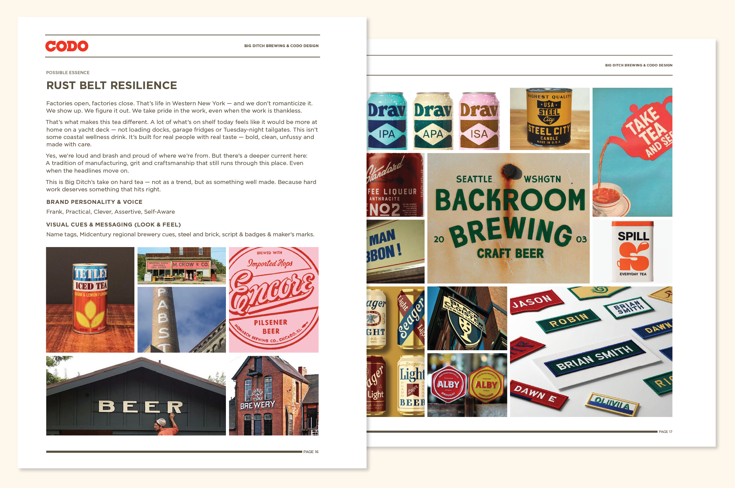CODO Design Brand Essence for Big Ditch Brewing