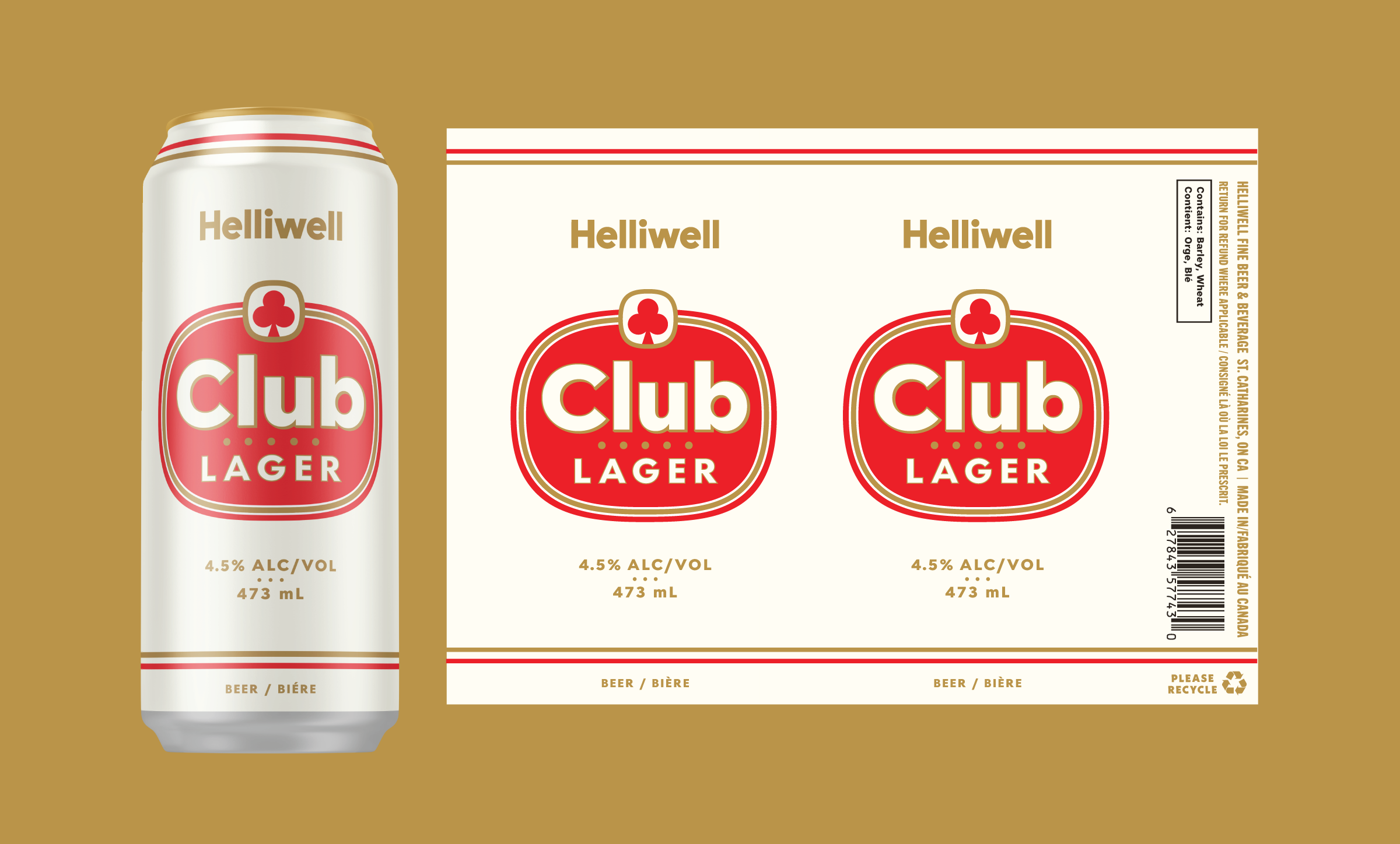 Helliwell Hall Flagship Package Design Concepts - CODO Design