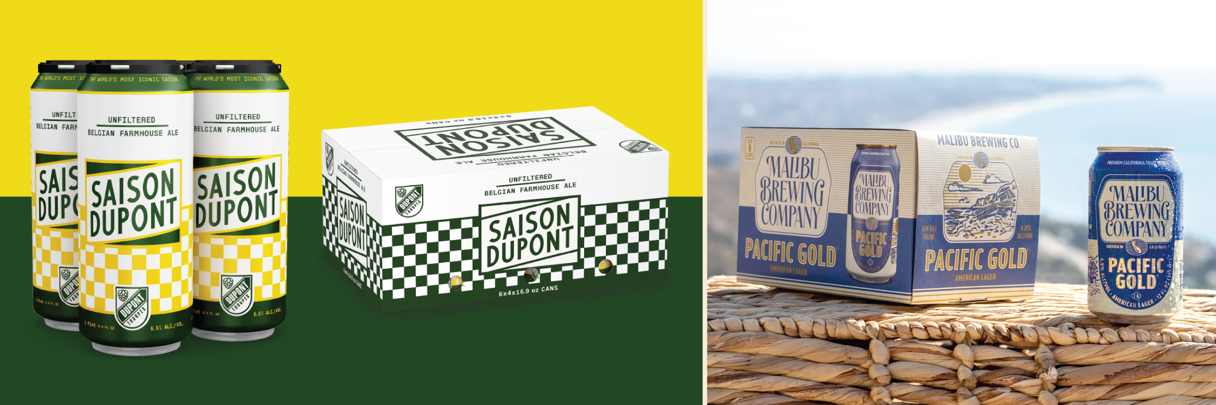 Saison Dupont and Malibu Brewing by CODO Design